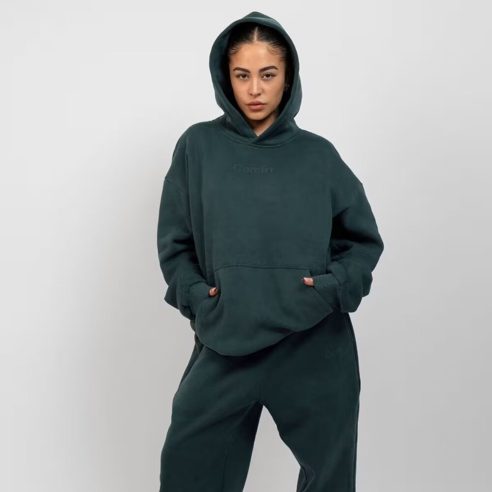 Comfrt Signature Hoodie - NWT - Medium - Pine - UNISEX